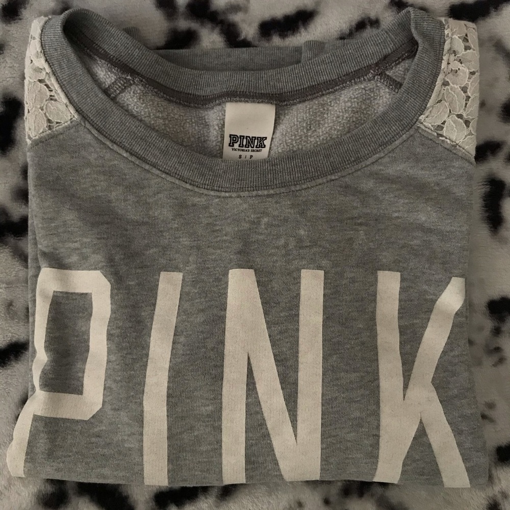 PINK crew neck Sweatshirt